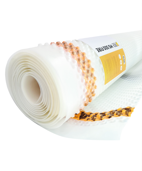 Roll of Delta MS 500 Fire Cavity Drain Membrane