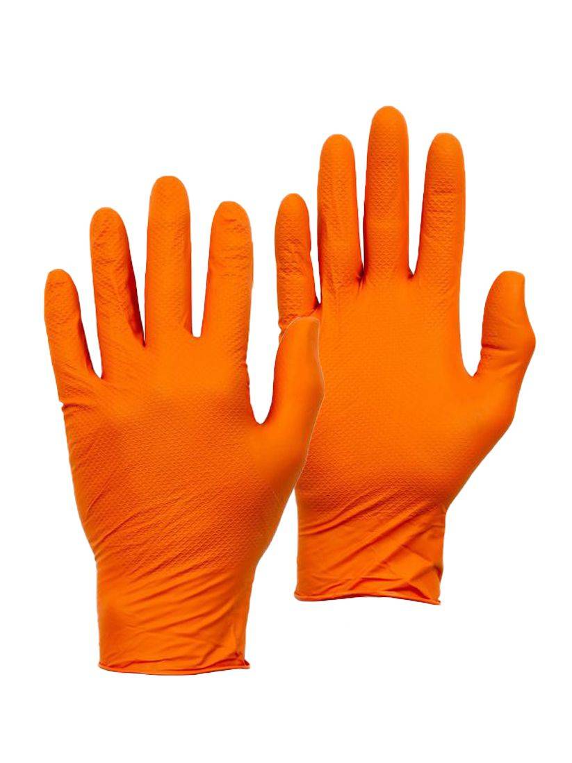 Nitrile Fish Grip Gloves 