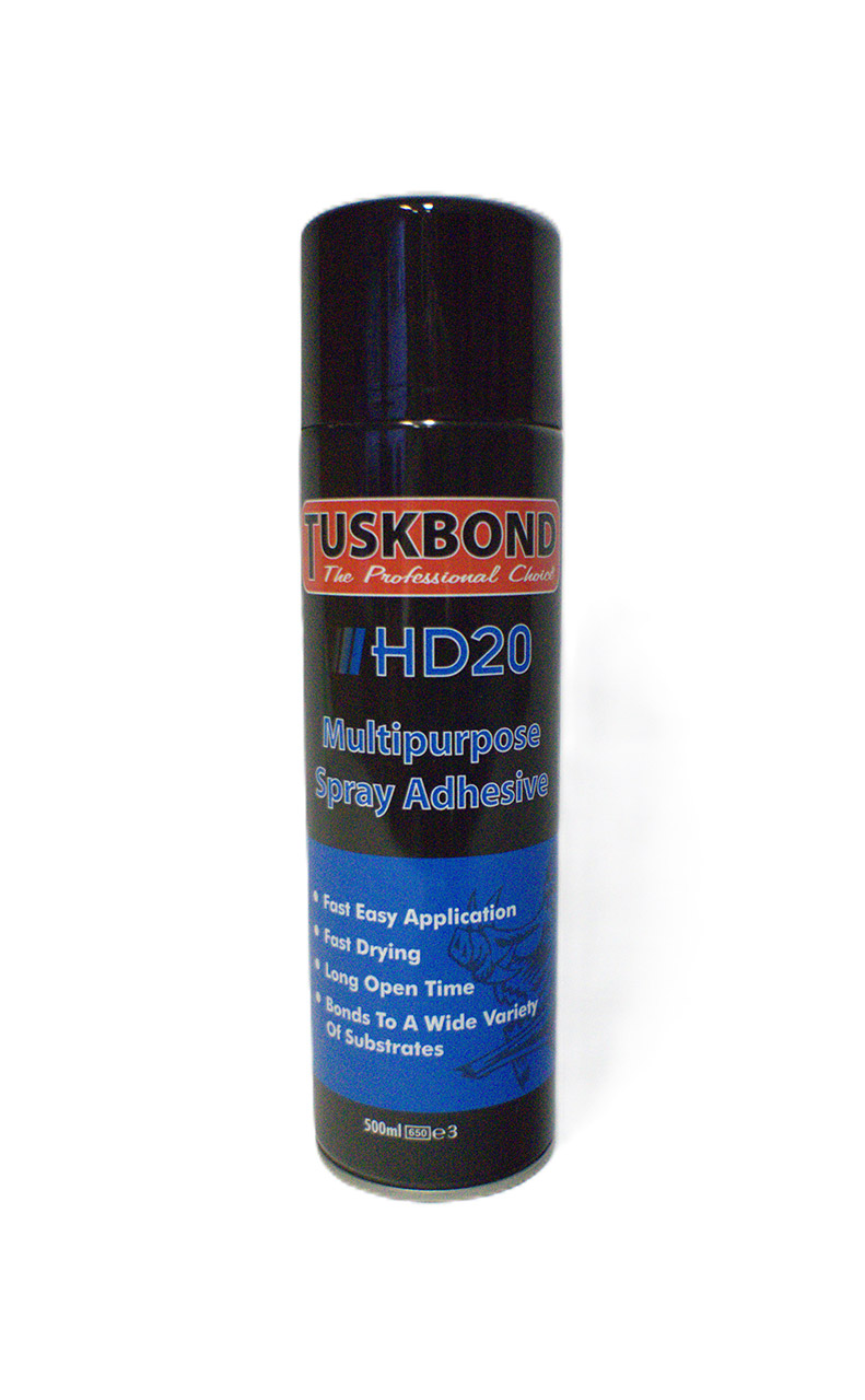 500ml can of Tuskbond Spray Adhesive