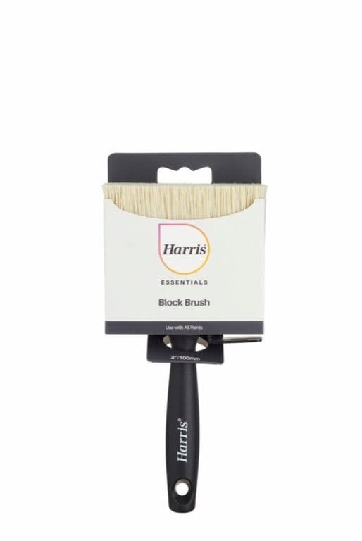 Harris Essentials Block Brush - 100mm - 4 Inch